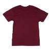 Back of maroon t-shirt