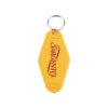 Sargento classic logo motel keychain in golden yellow acrylic