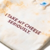 Close-up of Sargento Cheese With Standards Tee showing “I Take My Cheese Seriously” front graphic