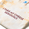 Close-up of Sargento Cheese With Standards Tee showing “I Take My Cheese Seriously” front graphic